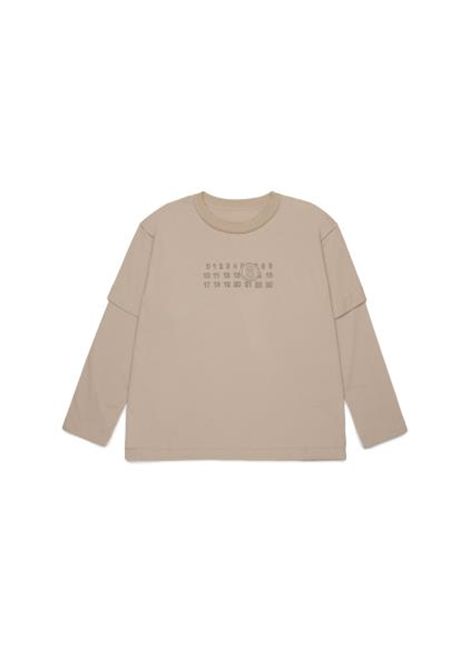 T-shirt con stampa MM6 KIDS MAISON MARGIELA | M61132 MM04IM6712